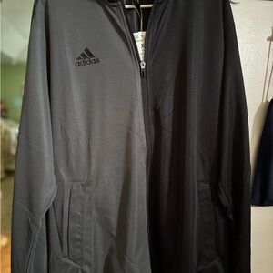 Adidas Men's Charcoal Windbreaker